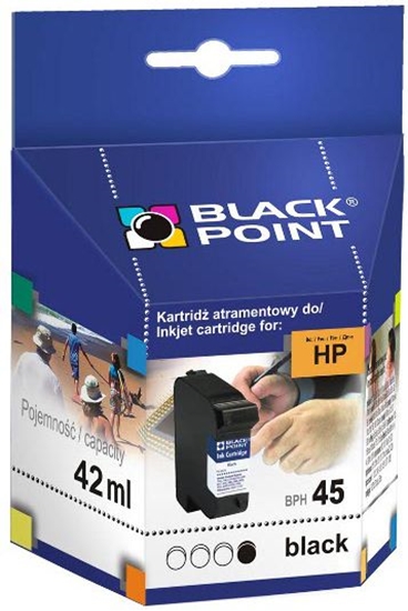 Изображение Tusz Black Point tusz BPH 45 / 51645AE nr 45 (black)