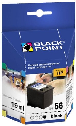 Изображение Tusz Black Point tusz BPH 56 / C6656AE nr 56 (black)