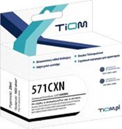 Picture of Tusz Tiom Tusz Tiom do Canon CLI-571C | PIXMA MG-5750 | cyan