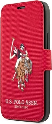 Picture of U.S. Polo Assn US Polo USFLBKP12MPUGFLRE iPhone 12/12 Pro 6,1" czerwony/red book Polo Embroidery Collection