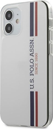 Picture of U.S. Polo Assn US Polo USHCP12SPCUSSWH iPhone 12 mini 5,4" biały/white Tricolor Collection