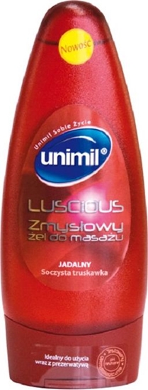 Picture of UNIMIL UNIMIL_Luscious zmysowy el do masau Soczysta Truskawka 200ml