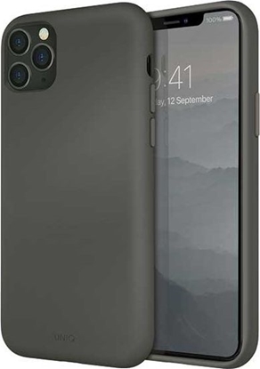 Picture of Uniq UNIQ etui Lino Hue iPhone 11 Pro Max szary/moss grey