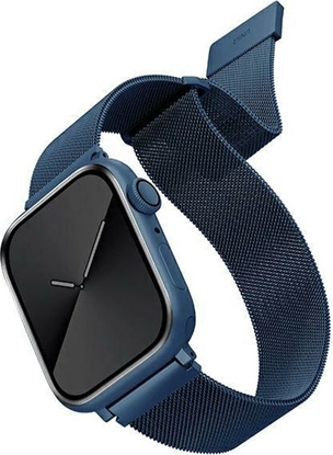 Picture of Uniq UNIQ pasek Dante Apple Watch Series 4/5/6/7/SE 38/40/41mm. Stainless Steel niebieski/cobalt blue