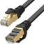 Изображение Patchcord CAT.7 SSTP (8P8C) RJ45; 3m; płaski; C1897BK-3M 