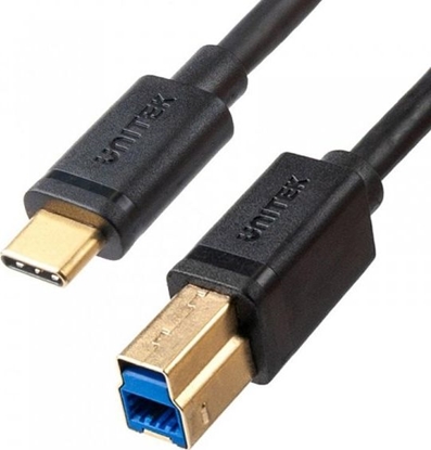 Picture of Kabel USB Unitek USB-B - USB-C 2 m Czarny (C14096BK-2M)