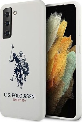 Attēls no US POLO US Polo USHCS21MSLHRWH S21+ G996 biay/white Silicone Logo