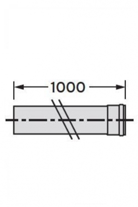 Attēls no Vaillant Rura przeduajca DN80 1m 303253