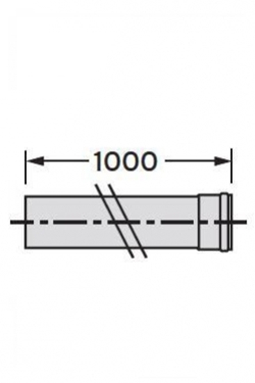 Picture of Vaillant Rura przeduajca DN80 1m 303253