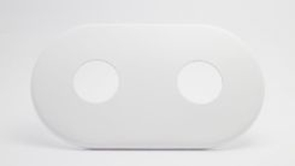 Picture of Varioterm Rozeta maskujca podwójna 22mm biaa (000M823A006)