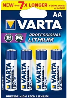 Изображение Varta 4x AA Lithium Single-use battery