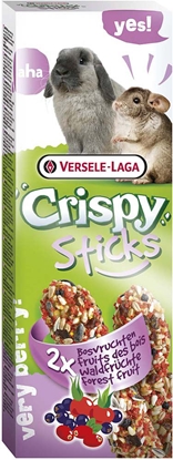 Attēls no Versele-Laga Crispy Sticks kolby dla królików i gryzoni owoce lene 2 szt.