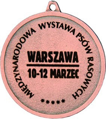 Attēls no Victoria Sport Medal brzowy z miejscem na emblemat 50 mm - medal stalowy grawerowany laserem- RMI