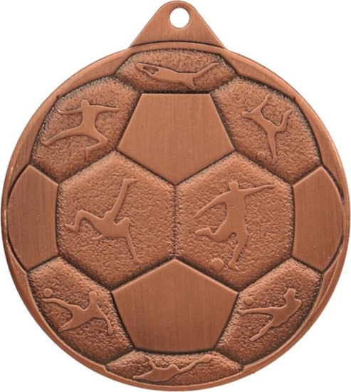 Изображение Victoria Sport MEDAL STALOWY PIKA NOZNA FI 50 MMC8850 - BRZOWY