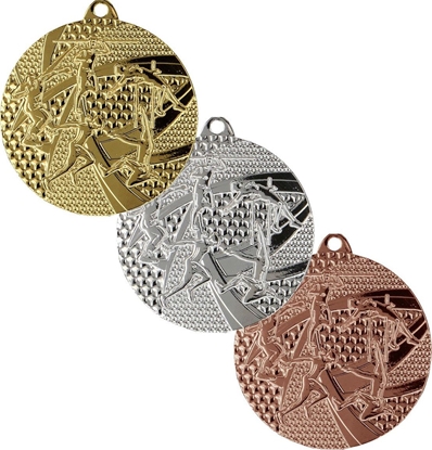 Изображение Victoria Sport Medal zoty Lekkaatletyka- medal stalowy