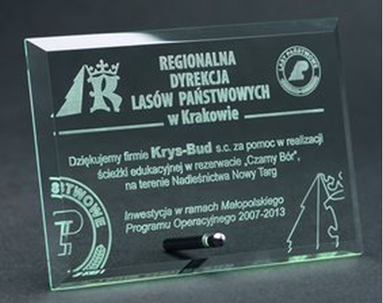 Picture of Victoria Sport Trofeum szklane grawerowane