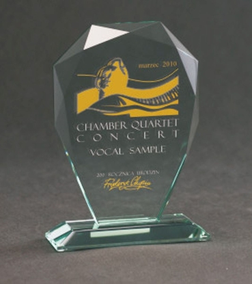 Picture of Victoria Sport Trofeum szklane grawerowane z etui +wypenianie farb