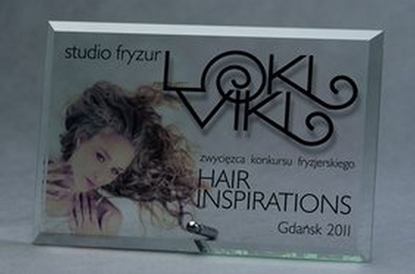 Attēls no Victoria Sport Trofeum szklane z nadrukiem kolorowym LuxorJet