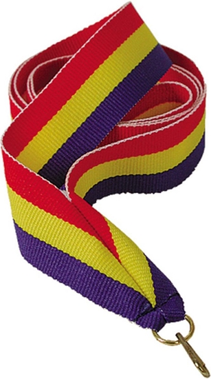 Picture of Victoria Sport Wstka 22 mm - czerwono-óto-niebieska