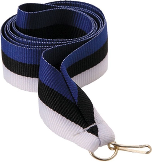 Picture of Victoria Sport Wstka 22 mm - niebiesko-czarno-biaa