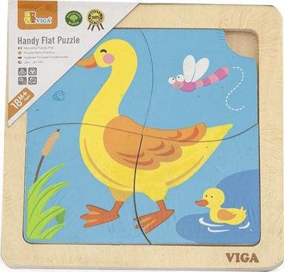 Picture of Viga Viga 51314 Puzzle na podkadce - Kaczuszka
