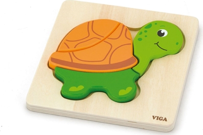 Attēls no Viga Viga 59933 Pierwsze puzzle maluszka - Żółwik