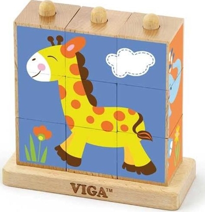Picture of Viga VIGA Kostki Logiczne - zoo uniwersalny