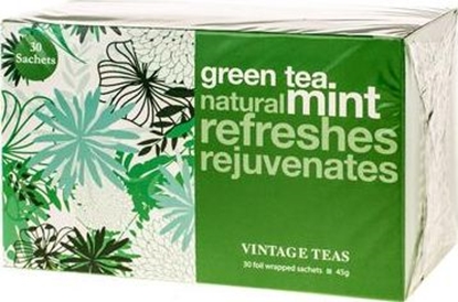 Attēls no Vintage Teas Herbata Green Tea Mint 30 torebek