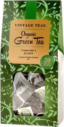 Attēls no Vintage Teas Herbata zielona Organic Green Tea 20 torebek