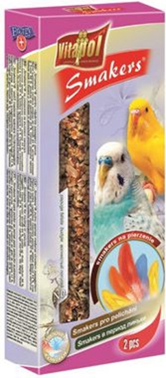 Изображение Vitapol Smakers na pierzenie dla papuki falistej Vitapol 90g