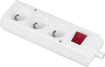 Изображение Volteo GNIAZDO POTRÓJNE + WYCZNIK 16A 250V ROZBIERALNE Z/U BIAE