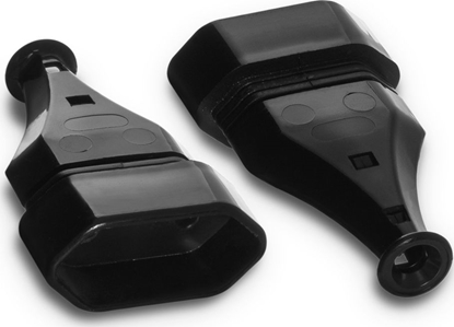 Изображение Volteo GNIAZDO WTYCZKOWE PASKIE 2,5A 250V ROZBIERALNE CZARNE