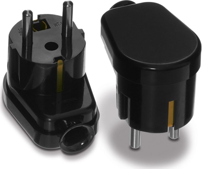 Picture of Volteo WTYCZKA KTOWA ROZBIERALNA UNI-SCHUKO, 2P+Z 16A, 250V CZARNA