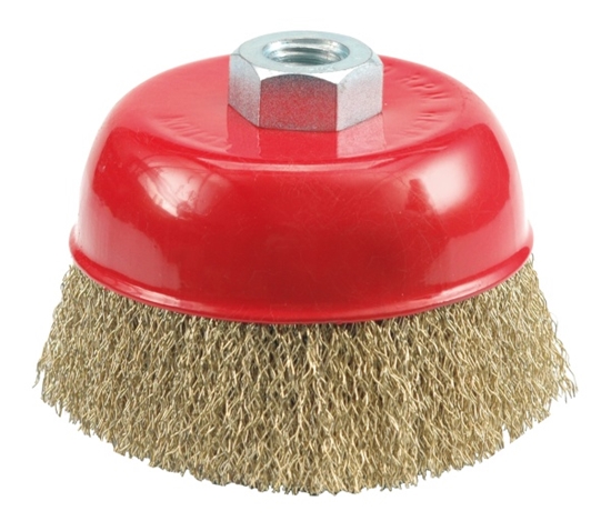 Picture of Vorel Szczotka czoowa z gwintem drut karbowany 75mm (06970)