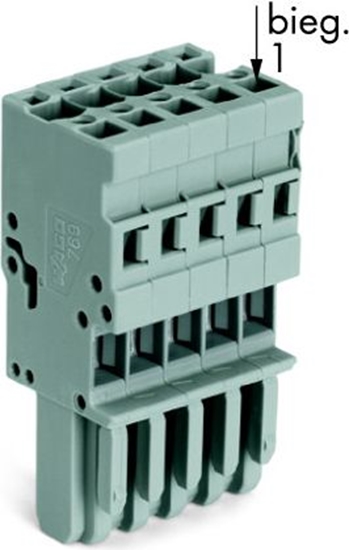 Picture of Wago Gniazdo X-COM 1-przewodowe 10-biegunowe szare (769-110)