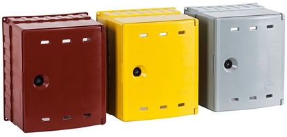 Picture of Weba Skrzynka gazowa nacienna 30 x 34 x 20cm zóty (06-30-0300-01)