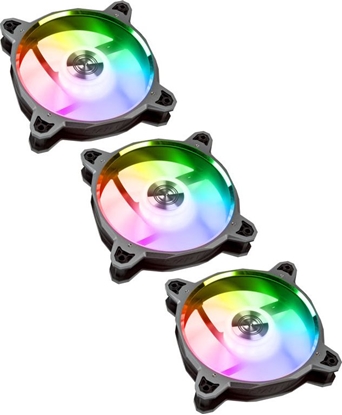 Attēls no Wentylator Lian Li BR120 DRGB PWM 3-pack + Hub (BRDIGITAL-3RG)
