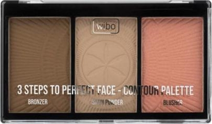 Picture of Wibo WIBO_Face Palette 3 Steps To Perfect Face paleta do konturowania twarzy