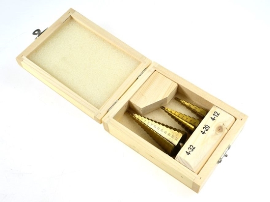 Picture of Wierto AWTools stopniowe walcowe 4 6 10 12 14 16 8 18 20 30 32 22 24 28 26mm zestaw (AW40998)