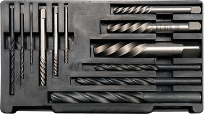 Picture of Wierto Yato Zestaw wykrtaków do zerwanych rub + wierta HSS do metalu 12 czci (YT-0591)