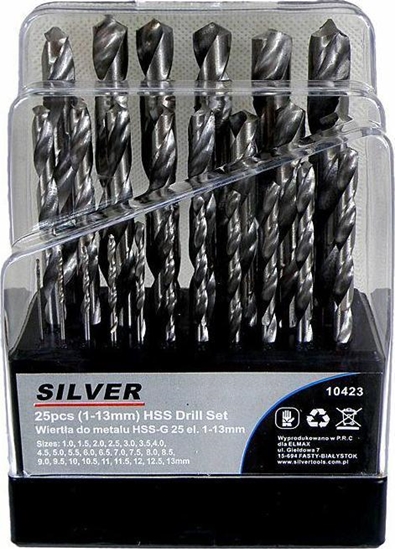 Изображение Wierto Silver WIERTO METAL BIAE KPL. 25szt. /SILVER EX10423