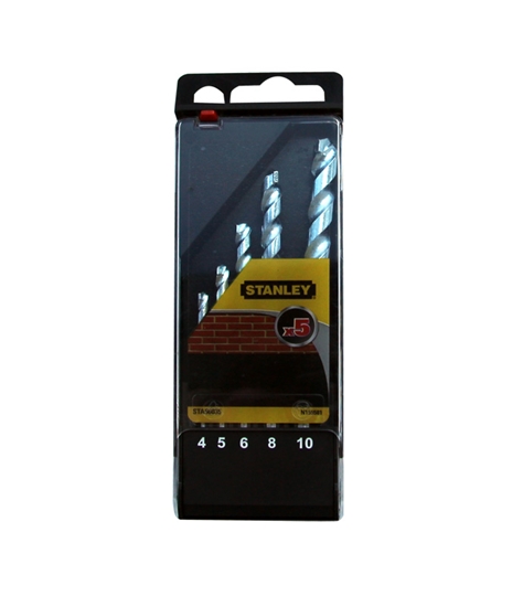 Изображение Wierto Stanley do betonu walcowe 4 5 6 10 8mm zestaw (STA56035)