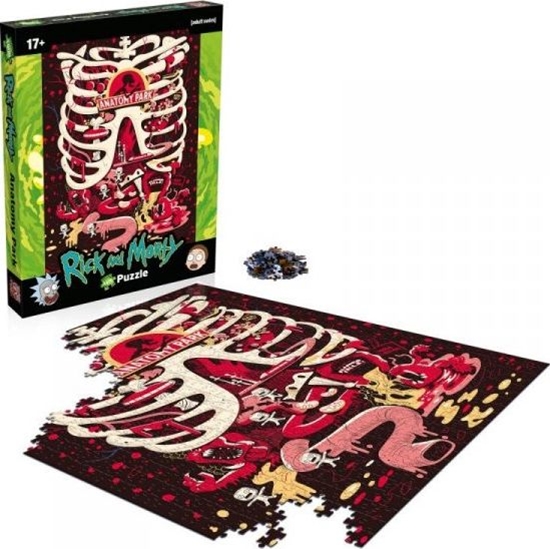 Picture of Winning Moves Puzzle Rick and Morty Anatomy Park 1000 elementów