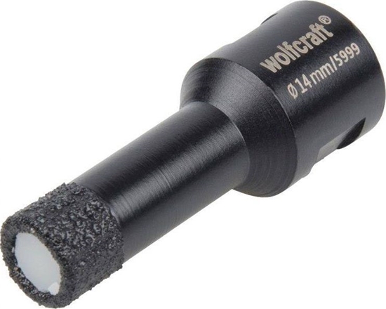 Изображение Wolfcraft Otwornica diamentowa do pytek 14 mm Wolfcraft Ceramic/M14, super szybka