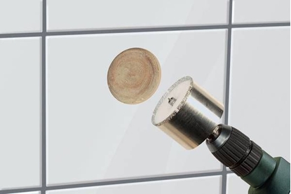 Изображение Wolfcraft Otwornica diamentowa do pytek 22 mm Ceramic (5922000)