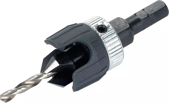 Изображение Wolfcraft wolfcraft Wierto pilotujce/pogbiajce, metal, 2544000