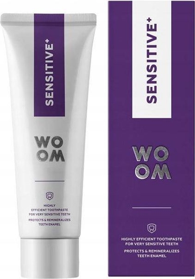 Picture of Woom Sensitive+ delikatna pasta do wraliwych zbów 75ml