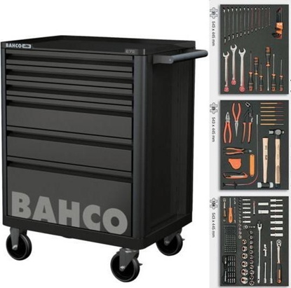 Picture of Wózek narzdziowy Bahco 6 szuflad z wyposaeniem (1472K6BKFF7SD)