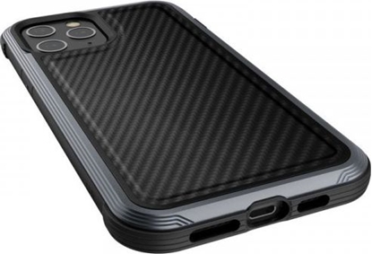 Attēls no X-Doria Raptic Lux - Etui aluminiowe iPhone 12 Pro Max (Drop test 3m) (Black Carbon Fiber)