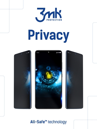 Изображение Zabezpieczenie smartfona folią prywatyzującą i odporną na uszkodzenia (Privacy)